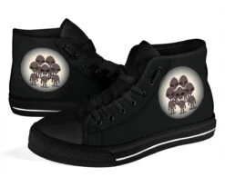 Aliens TikTok, Men's Hi Tops, FREE Shipping -Vintage Veil Clothing Store WeCametoTikTokhitops2