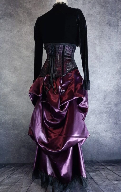 Amethyst Beauty Victorian Bustle Skirt - Image 4