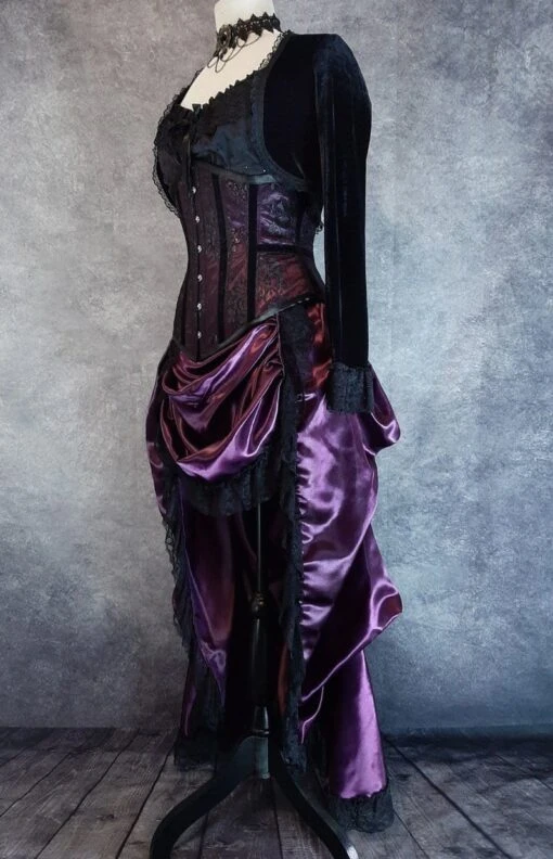Amethyst Beauty Victorian Bustle Skirt - Image 2