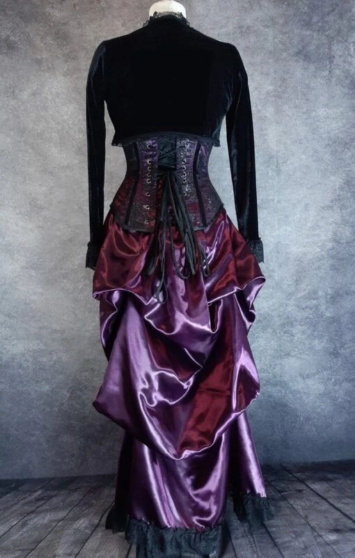 Amethyst Beauty Victorian Bustle Skirt - Image 3