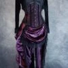 Amethyst Beauty Corset & Victorian Bustle Skirt Set -Vintage Veil Clothing Store amethyst bustle front 619812d7 2cc1 4379 80f1 4347053bf9af