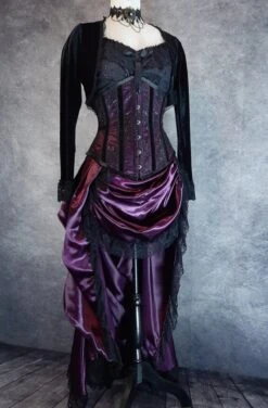 Amethyst Beauty Victorian Bustle Skirt