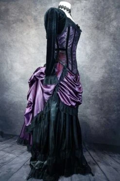 Pandora Venus Over Bust Corset, Custom Sized -Vintage Veil Clothing Store amethyst cage en side 607c0f76 47c8 41fe b1ac 9f86616f70d7