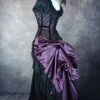 Amethyst Victorian Bustle Deluxe -Vintage Veil Clothing Store amethyst cage ens side 3