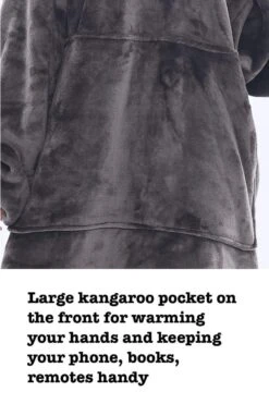 The Marshmallow Hoodie, SOLD OUT -Vintage Veil Clothing Store bhhgreypockettext