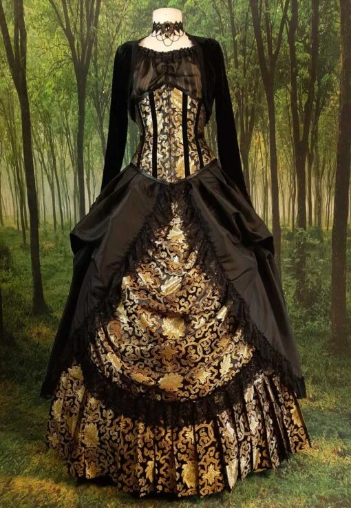 Golden Majestica Skirt Set - Image 5