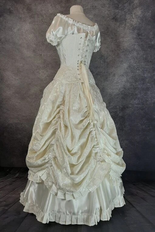 Victorian Alicia Wedding Gown, Made To Order - Image 2