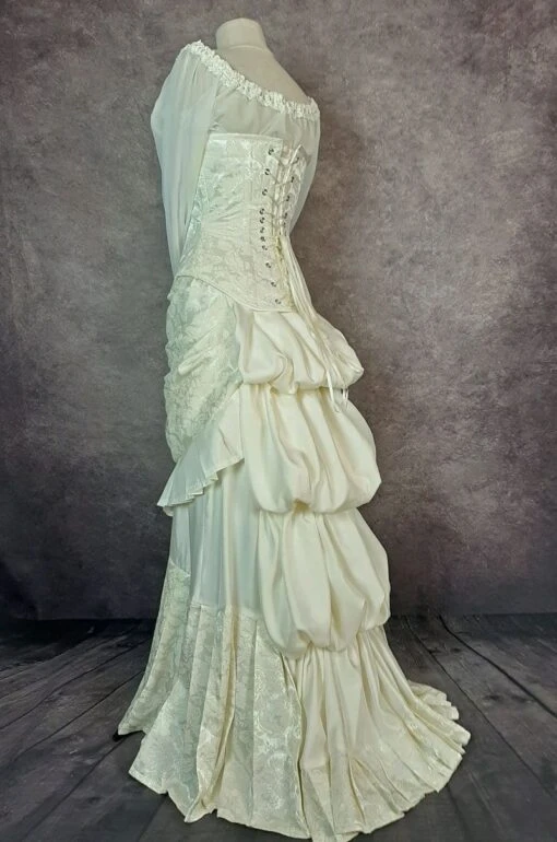Ivory Victorian Wedding Dress - Image 2