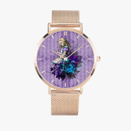 Purple Alice In Wonderland Watch - Image 6