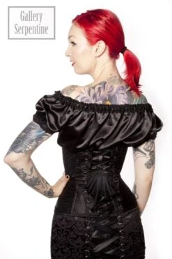 Classic Under Corset Chemise, Made To Order -Vintage Veil Clothing Store classic chemise satin3