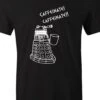 Black Dalek Needs Caffeine Meme Tee -Vintage Veil Clothing Store dalekmensblack