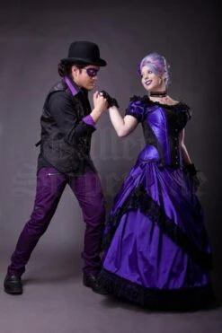 Purple Turn Of The Century Corset, Custom Sized -Vintage Veil Clothing Store dark purple violet vampire gown3 grande 8789dc73 edb0 492a 9c8b eb1797c8f528