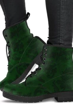 Green Renaissance Vegan Boots, FREE Shipping