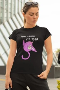 Disturbing My Yoga T-shirt, XS