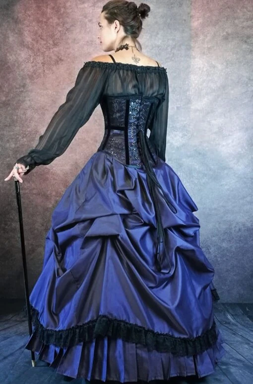 Blue Majestica Skirt Set - Image 4