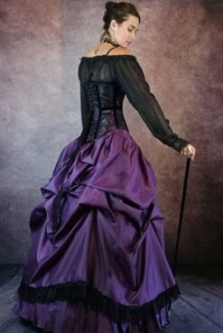 Amethyst Majestica Palace Gown -Vintage Veil Clothing Store ens 2 1