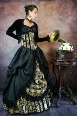 Golden Majestica Skirt Set