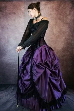 Amethyst Majestica Palace Gown -Vintage Veil Clothing Store ens 4 1