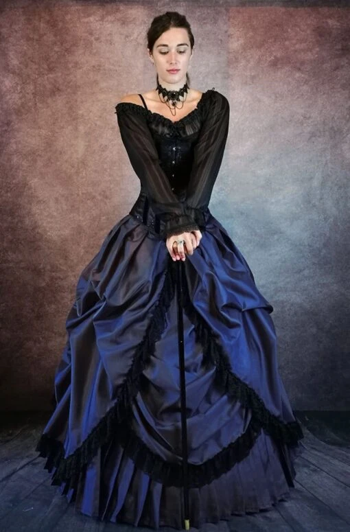 Blue Majestica Skirt Set - Image 3