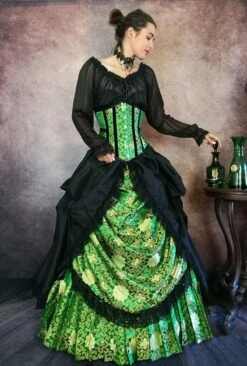 Emerald Majestica Palace Gown -Vintage Veil Clothing Store front