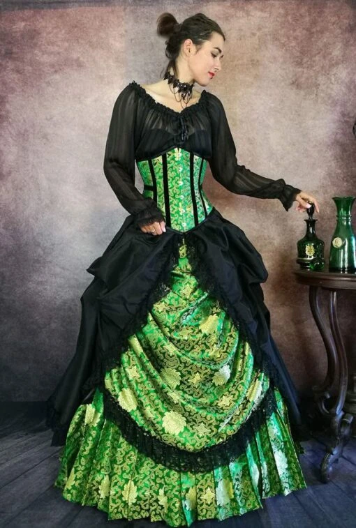 Emerald Majestica Palace Gown - Image 5