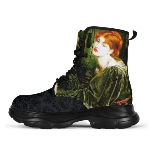 Pre-Raphaelite Chunky Boots, FREE Shipping - Image 3