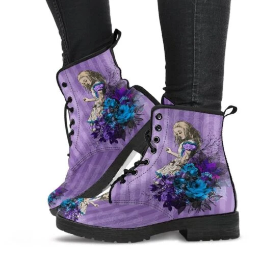 Lilac Alice, Vegan Boots, FREE Shipping - Image 5