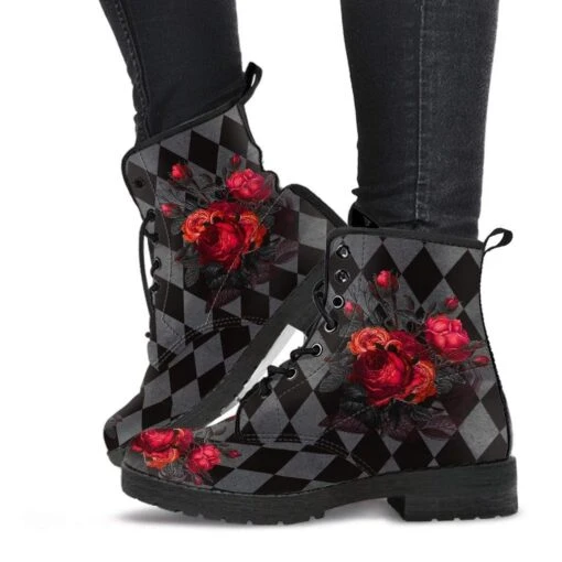 Wild Roses Printed Boots - Image 3