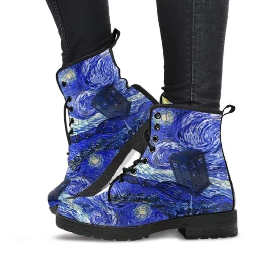 Van Gogh & The Doctor Vegan Boots, FREE Shipping - Image 2