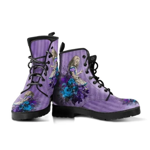 Lilac Alice, Vegan Boots, FREE Shipping - Image 2