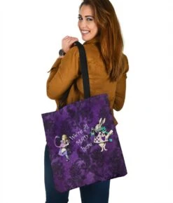 We're All Mad Here - Cloth Tote Bag -Vintage Veil Clothing Store front 3 1024x1024 2x 718a3e91 1e8c 4ae1 8d76 7c943c0fe97b