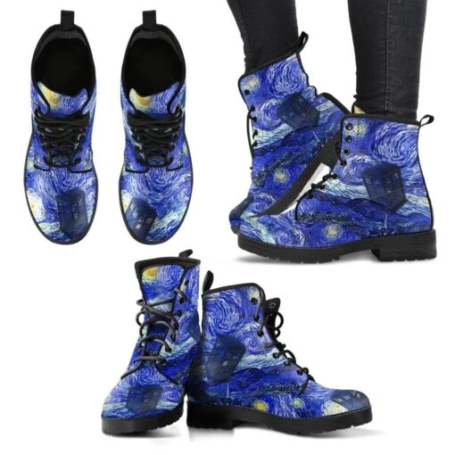 Van Gogh & The Doctor Vegan Boots, FREE Shipping - Image 4