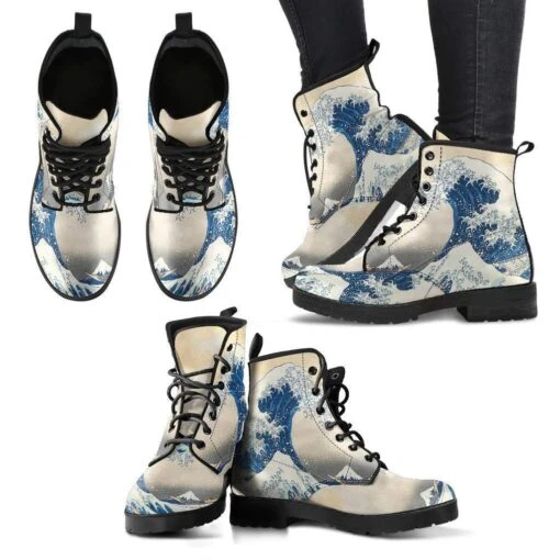 The Great Wave, Vegan Boots, FREE Shipping - Image 4