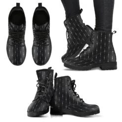 Gothic Pinstripe, Vegan Boots, FREE SHIPPING -Vintage Veil Clothing Store front 4 1024x1024 2x bb8a53bf 80f5 478c 969f e26f733e1357