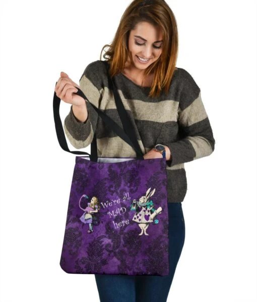 We're All Mad Here - Cloth Tote Bag - Image 2