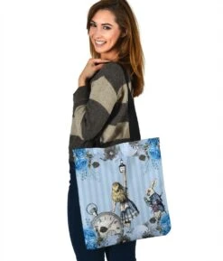 Blue Alice In Wonderland - Cloth Tote Bag -Vintage Veil Clothing Store front 6 1024x1024 2x 6b29f6a5 de16 46ac 84c5 46b27de674d8