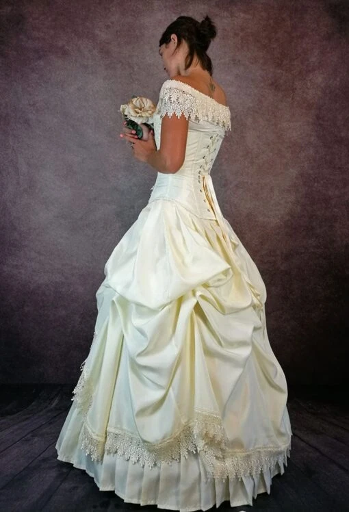 Ivory Majestica Wedding Gown - Image 3