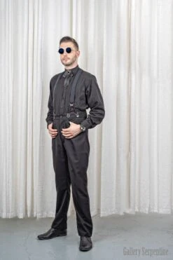 Tombstone Trousers, 40" -Vintage Veil Clothing Store full tombstone trousers 2
