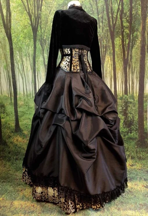 Golden Majestica Palace Gown - Image 9