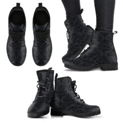 Men's Gothic Renaissance Skull Print Boots, FREE Shipping -Vintage Veil Clothing Store gothicrenskull4 9e3521fb 7b19 4ae0 aa34 366e30bd8973