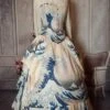 The Great Wave Victorian Corset Gown -Vintage Veil Clothing Store greatwave1