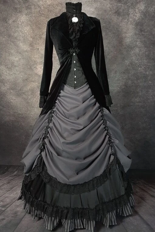 Long Black Rose Bolero, SOLD OUT - Image 8