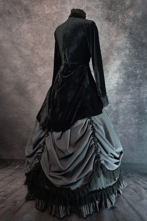 Long Black Rose Bolero, SOLD OUT - Image 2