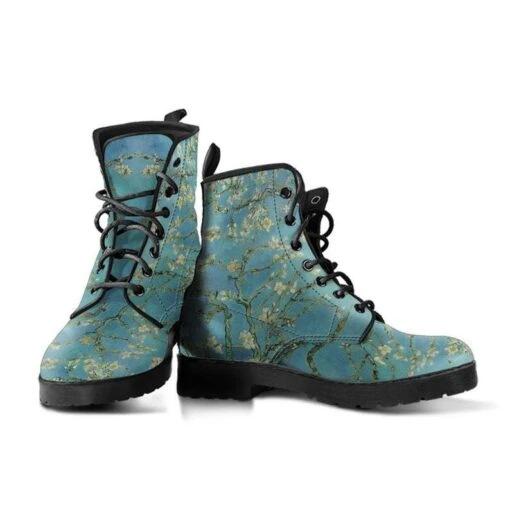 Van Gogh Almond Blossom Print Boots, FREE Shipping - Image 4
