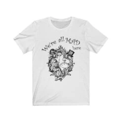Alice In Wonderland "We're All Mad Here" T-shirt -Vintage Veil Clothing Store il 794xN.3184487774 4fwn