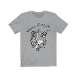 Alice In Wonderland "We're All Mad Here" T-shirt -Vintage Veil Clothing Store il 794xN.3232191917 7wod