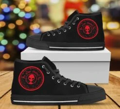 A Red Alien Passed By, Women's Hi Tops, FREE Shipping -Vintage Veil Clothing Store mockupforAlienredstamp c57f7e78 9863 4904 8618 50820f9e900e
