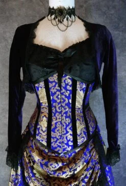 Royal Blue Under Bust Corset