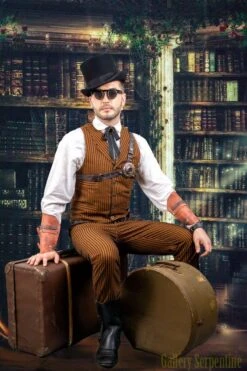 Original Outlaw Trousers - Tan, SOLD OUT -Vintage Veil Clothing Store outlaw suit borg top hat flip up sunglasses 2c09bbd4 562d 4725 a238 f58dab9c1b98