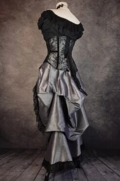 Silvery Moon Victorian Bustle Skirt -Vintage Veil Clothing Store pandora ensemble sb c33a5e01 4a27 44c3 8119 8f2b02a76961
